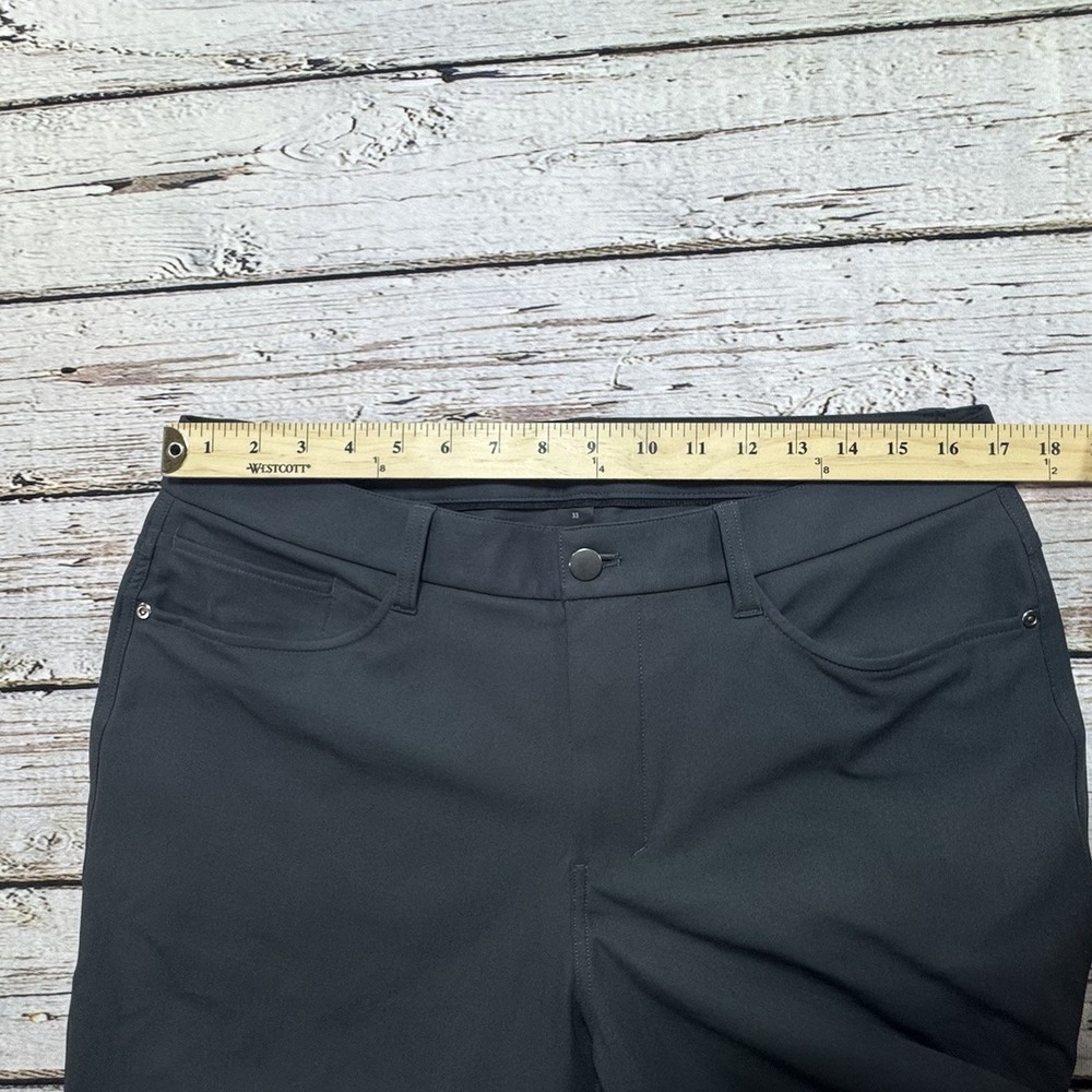 lululemon ABC Classic-Fit Pant Trouser Warpstreme Smooth Twill 33 Gray LM5AO1S - Picture 4 of 6